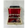 Image 1 : Vintage Costume Jewelry & Boxes