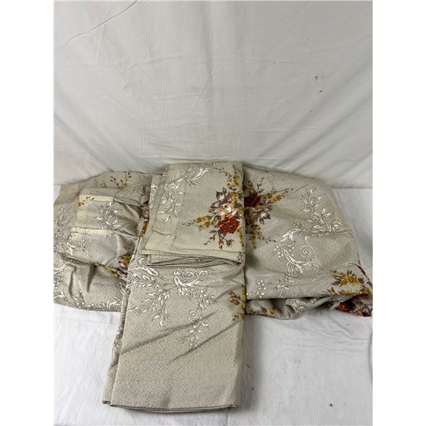 Elaborate Floral Curtains