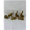 Image 1 : Indian Brass Animal Figurines