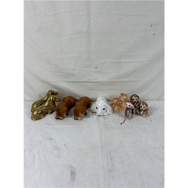 Assorted Dog Figurines