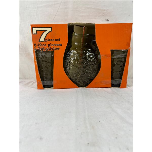 Vintage Anchor Hocking Refreshment Set