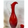 Image 6 : Vintage Coloured Glass Decanters