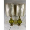 Image 1 : Timeless Green Glass Table Lamps