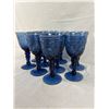 Image 4 : Blue Glass Goblets