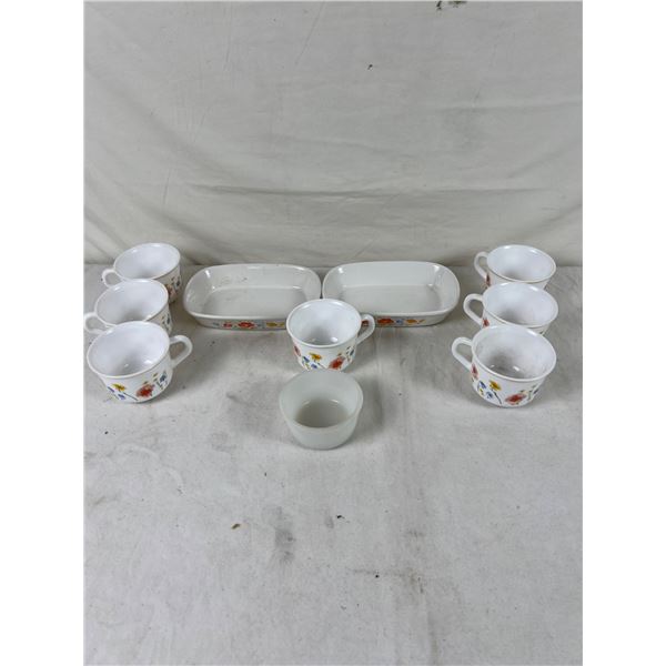 Vintage Floral Ceramic Dishes