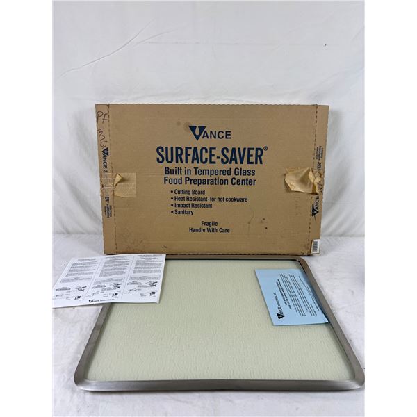 Vance Built In Tempered Glass Surface Saver