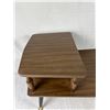 Image 2 : Mid-Century Modern Two-Tier End Table