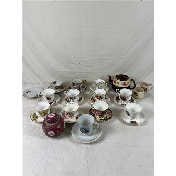 Assorted Bone China Teacups