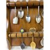 Image 6 : Silver Plated Collectors Spoons & Hanger