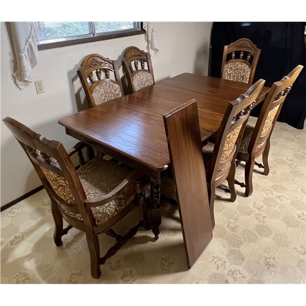 Solid Wood Dining Table And Chairs