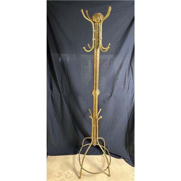 Vintage Brass Coat Rack