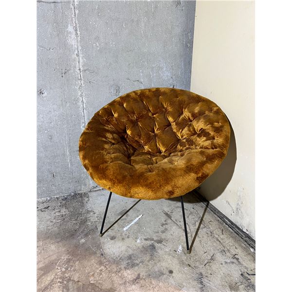 Vintage Adjustable Wicker Moon Chair