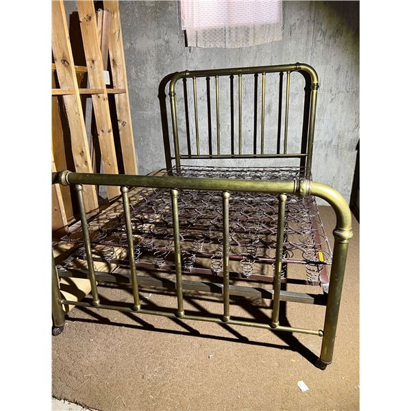 Vintage Simmons Limited Brass Bed Frame