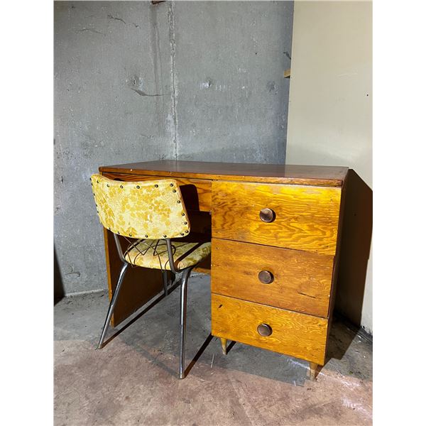 Wooden Study Desk & Chair
