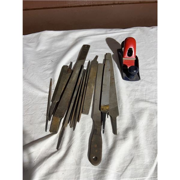 Assorted Files & Wood Planer
