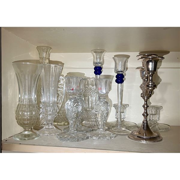 Glass & Crystal Candleholders