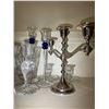 Image 2 : Glass & Crystal Candleholders