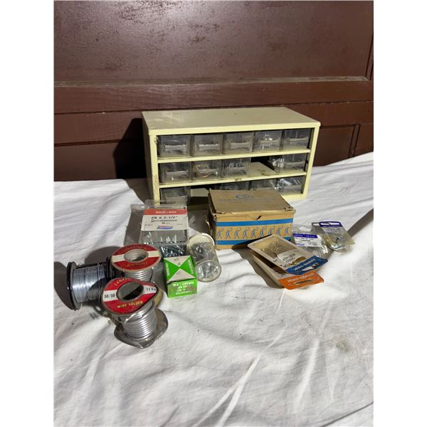 Assorted Hardware & Organizer
