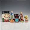 Image 1 : 9pc Ceramic Figural Decorative Objects