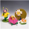 Image 1 : 4pc Annalee Spring Flower Figures