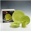 Image 1 : Fiesta Chartreuse Dinnerware Set, 4 Piece Place Setting