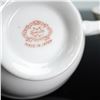 Image 4 : 8pc Porcelain Pink Rose Tea Cups and Saucers, Made in Japan