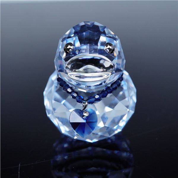 Swarovski Crystal Figurine, Happy Duck Jolly Jay