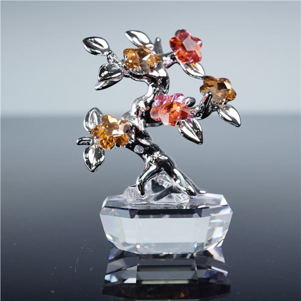 Swarovski Crystal Memories Figurine, Bonsai Rhodium