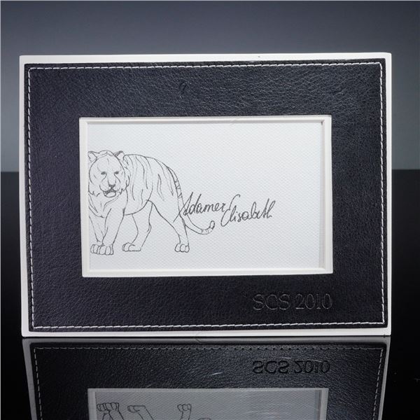 Swarovski SCS Elisabeth Adamer Tiger Frame Display