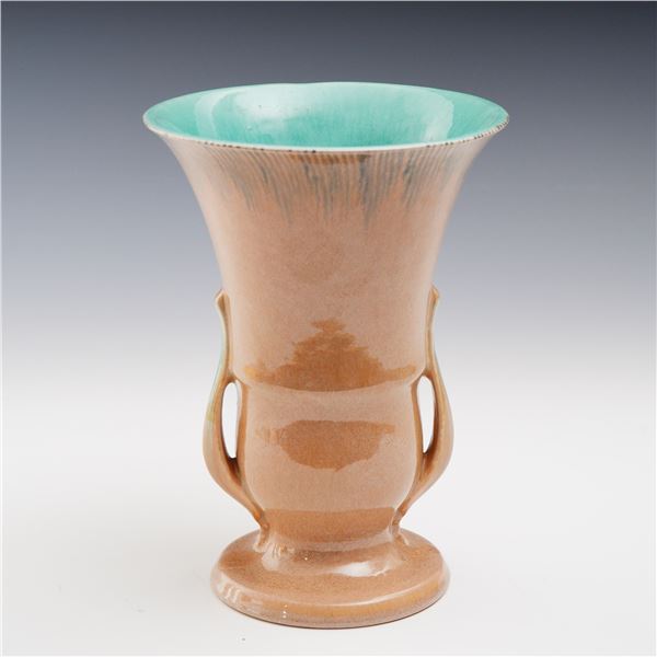 Art Deco Ceramic Vase with Dual Handles