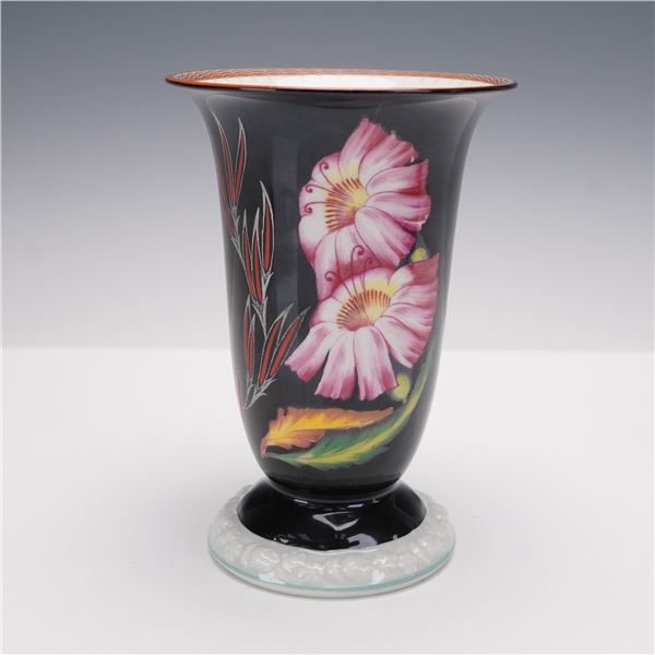Heinrich H&C Bavaria Porcelain Vase with Floral Decoration