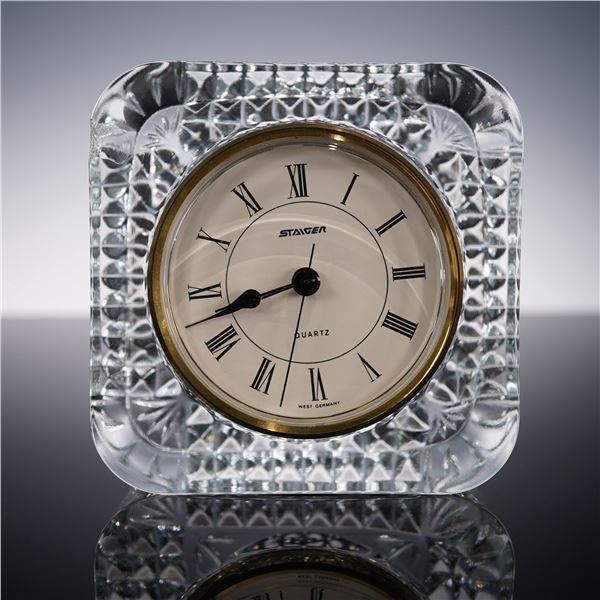 Stauer Quartz Crystal Desk Clock