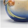 Image 6 : 2pc Roseville Pottery Blue Vases, Pinecone