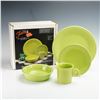 Image 6 : Homer Laughlin Ceramic Tableware Set, Fiesta Chartreuse