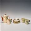 Image 1 : 9pc Rose Design Pottery Tea Service Items