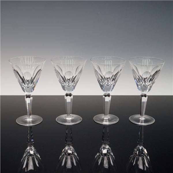 4pc Waterford Crystal Sheila Claret Wine Glasses