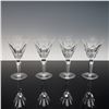 Image 1 : 4pc Waterford Crystal Sheila Claret Wine Glasses