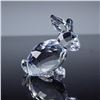 Image 1 : Swarovski Crystal Sitting Rabbit Figurine, Model 905777