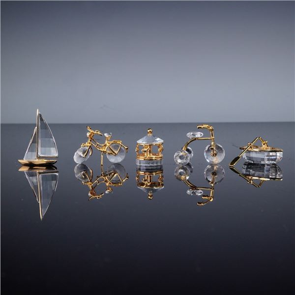 5pc Swarovski Crystal Memories Figurines