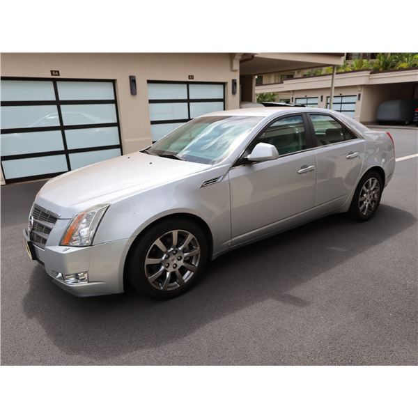 2008 Cadillac CTS  Premium Luxury Sedan 3.6, 45,687 Miles, Lic. LAE456 (Starts & Runs - See Video).