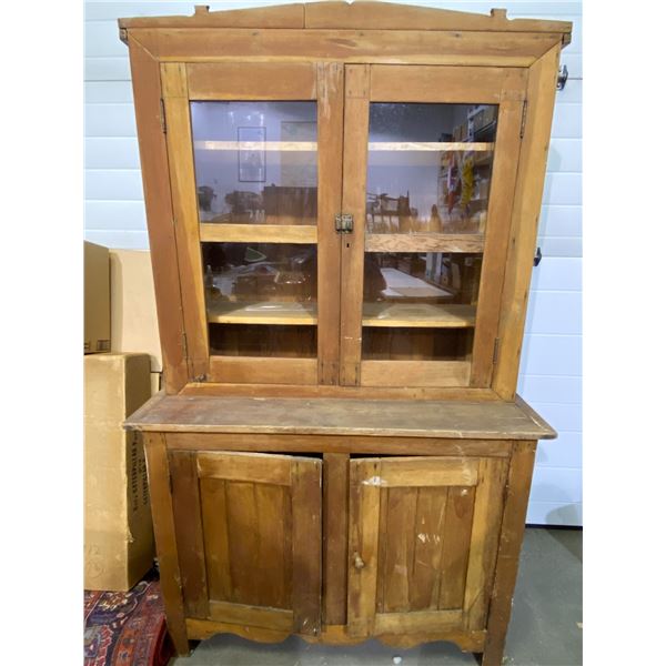 Rustic Hoosier-Style Cabinet