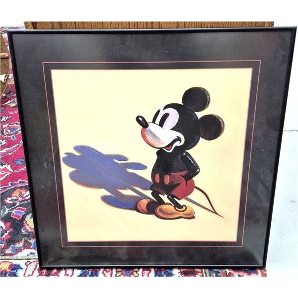 Framed "The Art of Mickey Mouse" Print (Wayne Thiebaud)