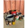 Image 3 : Galvanized Pails, Buckets & Vintage Oil Cans