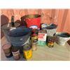 Image 4 : Galvanized Pails, Buckets & Vintage Oil Cans