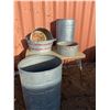 Image 4 : Large Galvanized Utility Bins & Wash Tubs