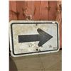 Image 1 : Alberta Directional Arrow Road Sign