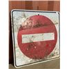 Image 1 : Alberta 'Do Not Enter' Road Sign (Heavy Wear)