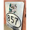 Image 1 : Alberta Highway 857 Secondary Route Sign (Weathered)