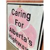 Image 1 : Alberta 'Caring for Alberta s Highways' Sign