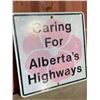 Image 2 : Alberta 'Caring for Alberta s Highways' Sign